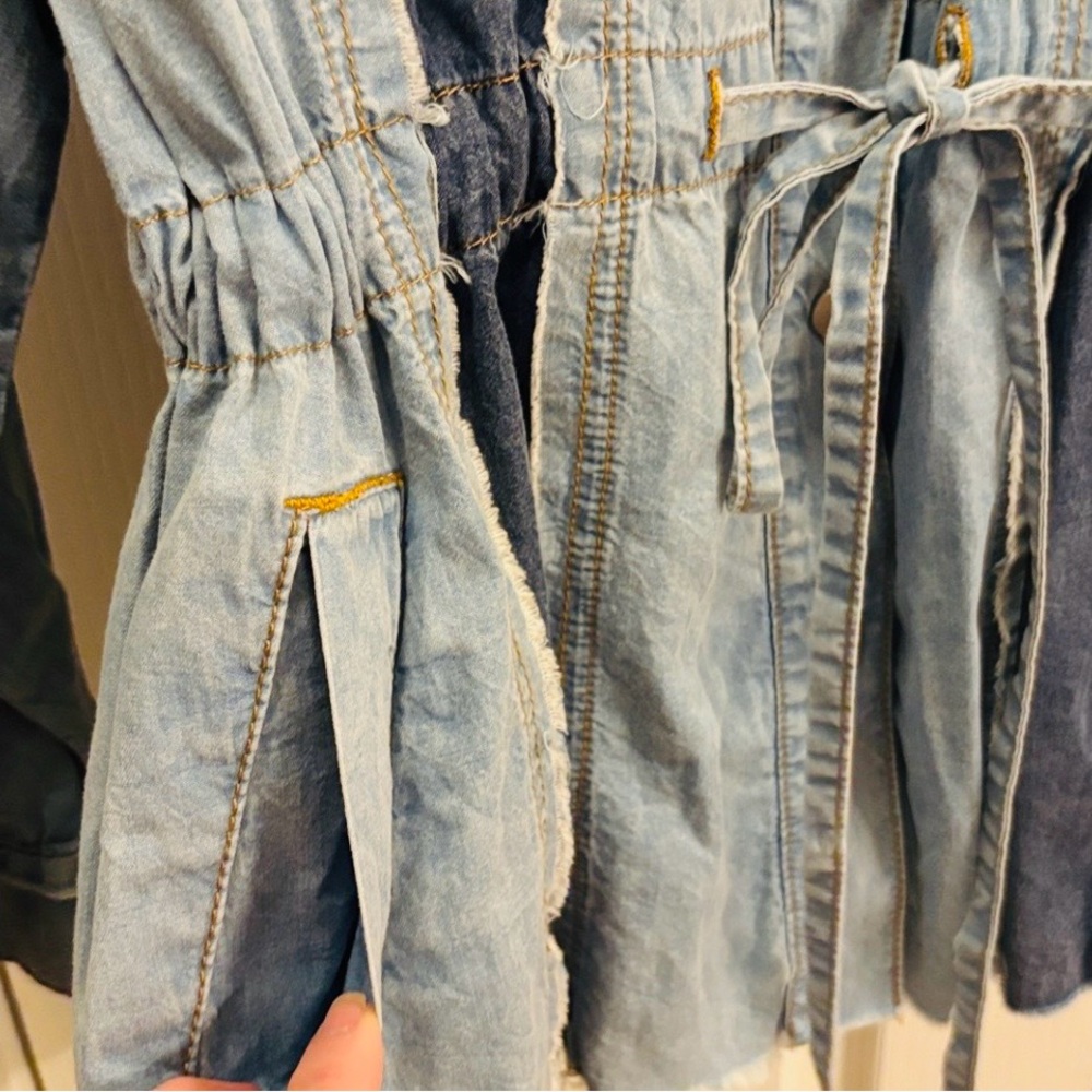 POL Embellished Denim Jacket  SMALL - Picture 5 of 6